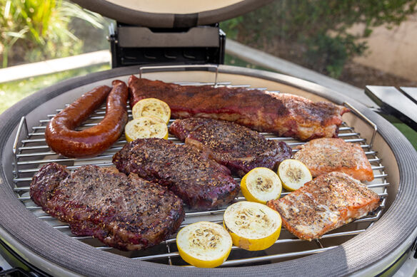 Pit Boss K24 Kamado Kohlegrill grau