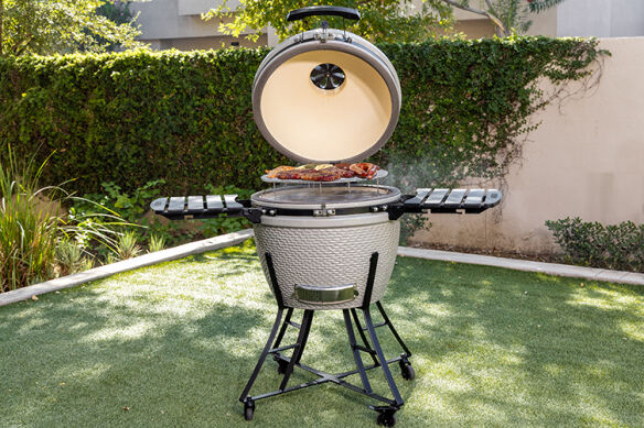 Pit Boss K24 Kamado Kohlegrill grau  inkl. Abdeckhaube