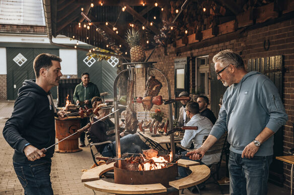 Moesta BBQ Asado Grillaufsatz für Bandit