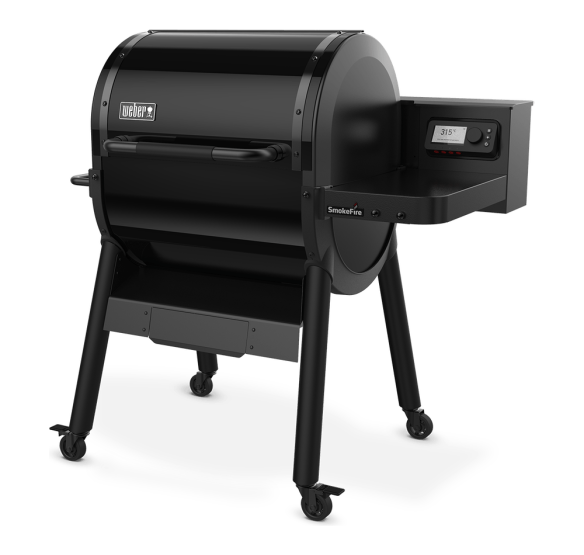 Weber Pelletgrill SmokeFire EX4 Stealth inkl. Plancha- Set