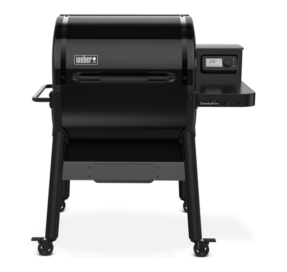 Weber Pelletgrill SmokeFire EX4 Stealth inkl. Plancha- Set