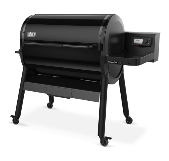 Weber SmokeFire EPX6 Holzpelletgrill, STEALTH Edition inkl. Plancha- Set