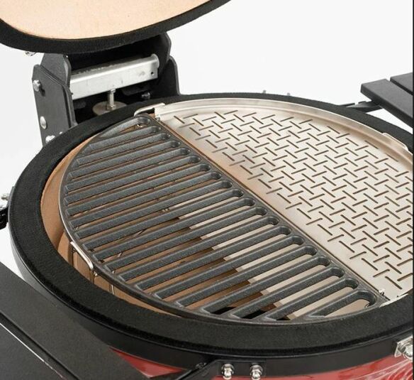 Kamado Joe Halbmond-Rost aus Gusseisen für Classic Joe Kamado Joe Halbmond-Rost aus Gusseisen für Classic Joe