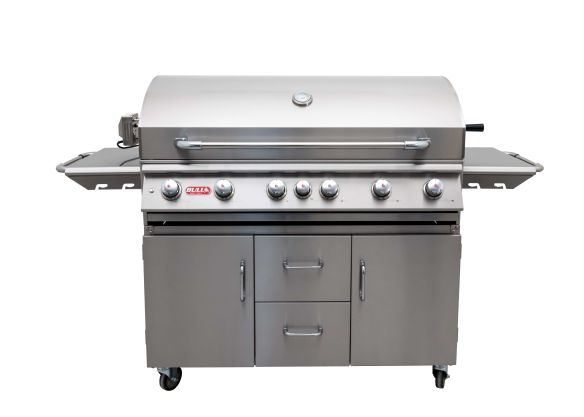 Bull BBQ Diablo Gasgrill 31.00 kWh Mod.2024 mit Untergestell inkl. Infrarot Searing Brenner 5,86kWh Bull BBQ Diablo Gasgrill 31.00 kWh Mod.2024 mit Untergestell inkl. Infrarot Searing Brenner 5,86kWh