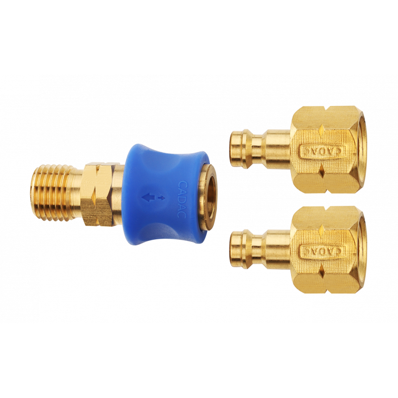 Cadac Gasschlauch QUICK RELEASE Gasgrill Schnellkupplung (2er-Set) Cadac Gasschlauch QUICK RELEASE Gasgrill Schnellkupplung (2er-Set)