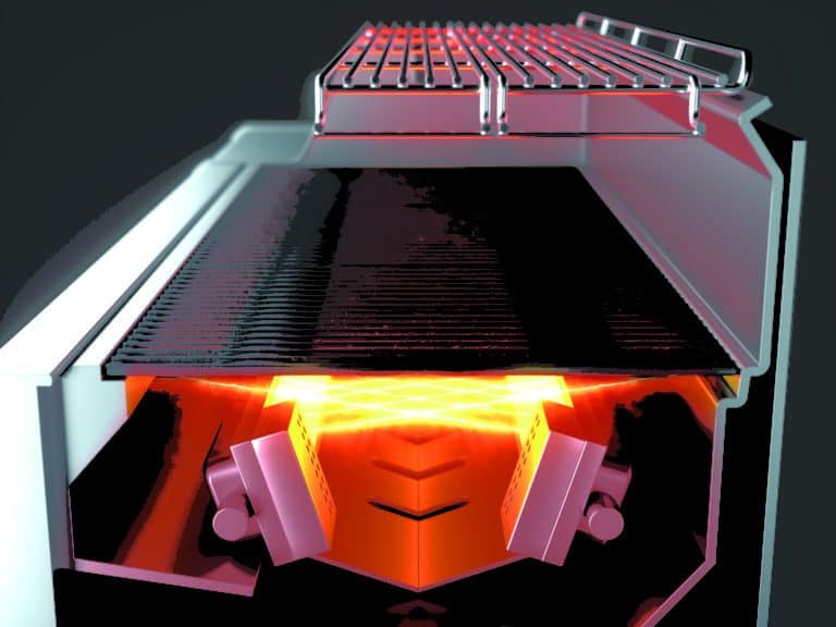 Crossray+ Infrarot Gasgrill Built-In 4 Brenner Heatstrip