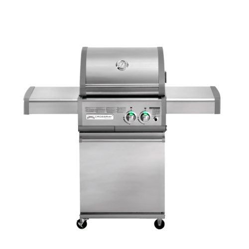 Crossray+ Gasgrill 2 Brenner 50 mBar mit Untergestell TCS2EU50-S