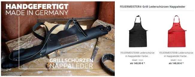 Feuermeister Grillhandschuhe & Schürzen Feuermeister Grillhandschuhe & Schürzen