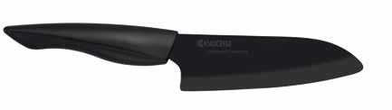 Shin Series Santoku Ceramicmesser Santoku Messer, 14 cm + 1 Nachschleifservice Gratis ZK-140BK-BK