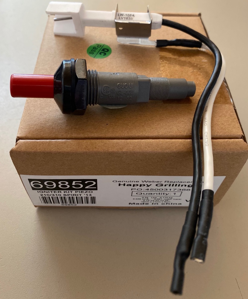 Weber Piezo Zündung IgniterKit für Weber Spirit 210- 310 '13 Weber Piezo Zündung IgniterKit für Weber Spirit 210- 310 '13
