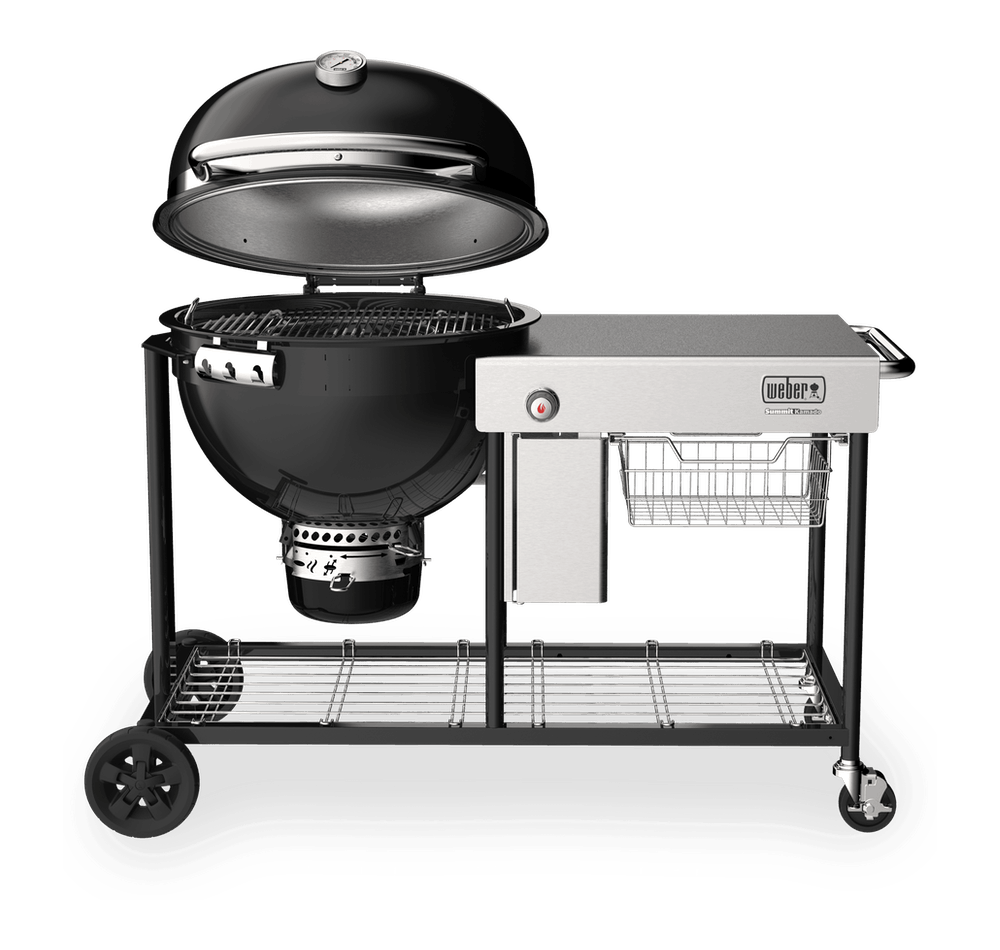 Weber Summit Kamado S6 Holzkohlegrill-Center Ø 61 cm, Black 