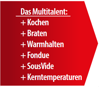 Caso Induktionsplatte TC 2400 Thermo Control