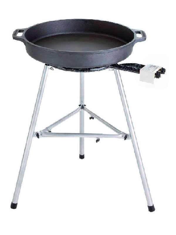 Paella World Kocher/-Grill Gusspfannen-Set 3 mit Zündsicherung 60cm