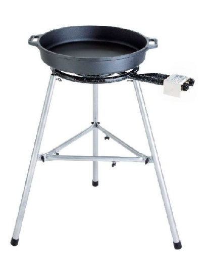 Paella World Kocher/-Grill Gusspfannen-Set 1 mit Zündsicherung 40cm 104501z