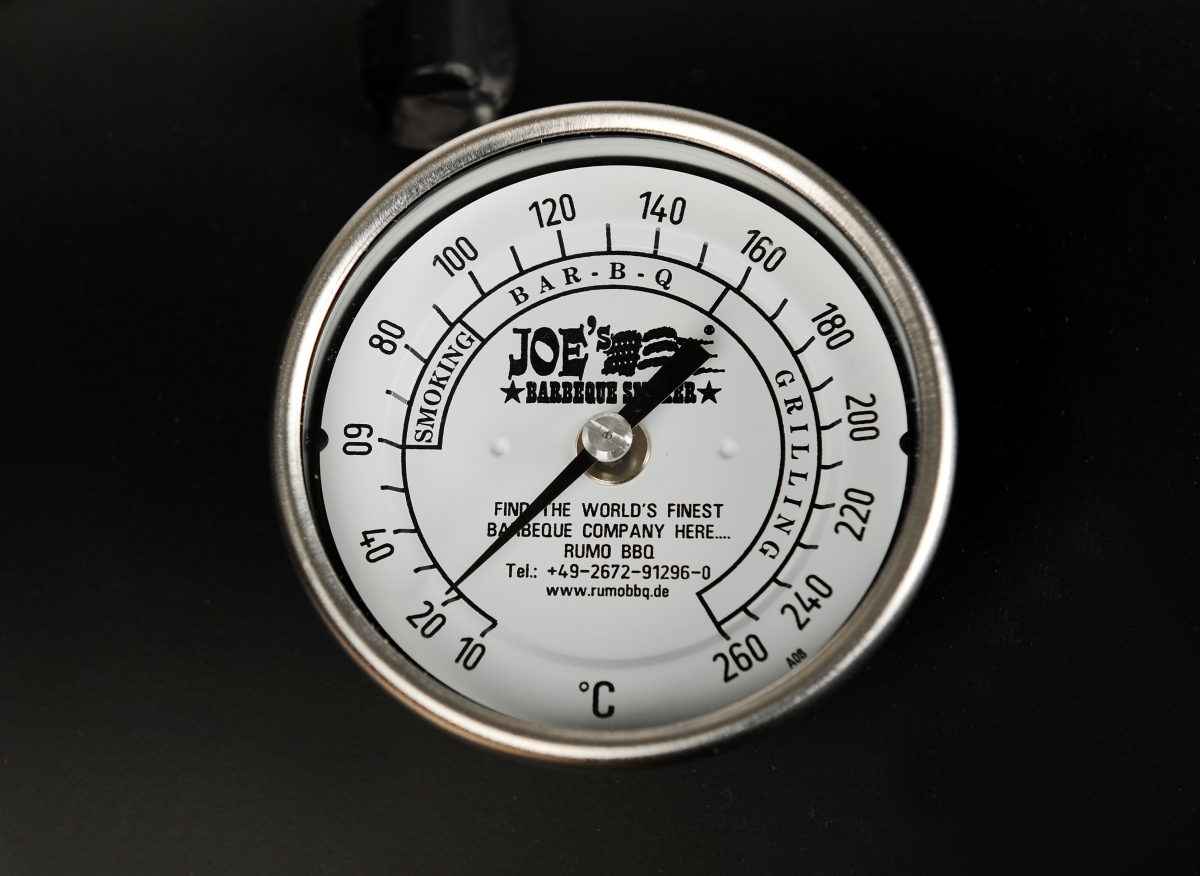Joe's Chuckwagon Original 3 Zoll Edelstahl-Thermometer Joe's Chuckwagon Original 3 Zoll Edelstahl-Thermometer