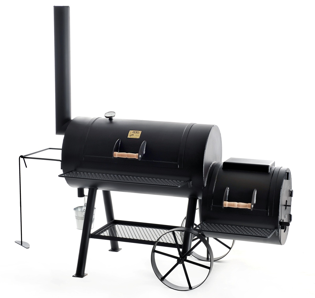 BBQ Stahl Smoker 20 Texas Classic Lange Version Edition 2024