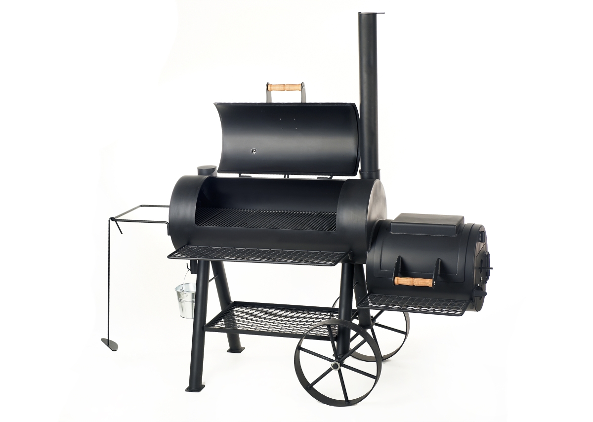 BBQ Stahl Smoker 16 Zoll Reverse Flow Edition 2024