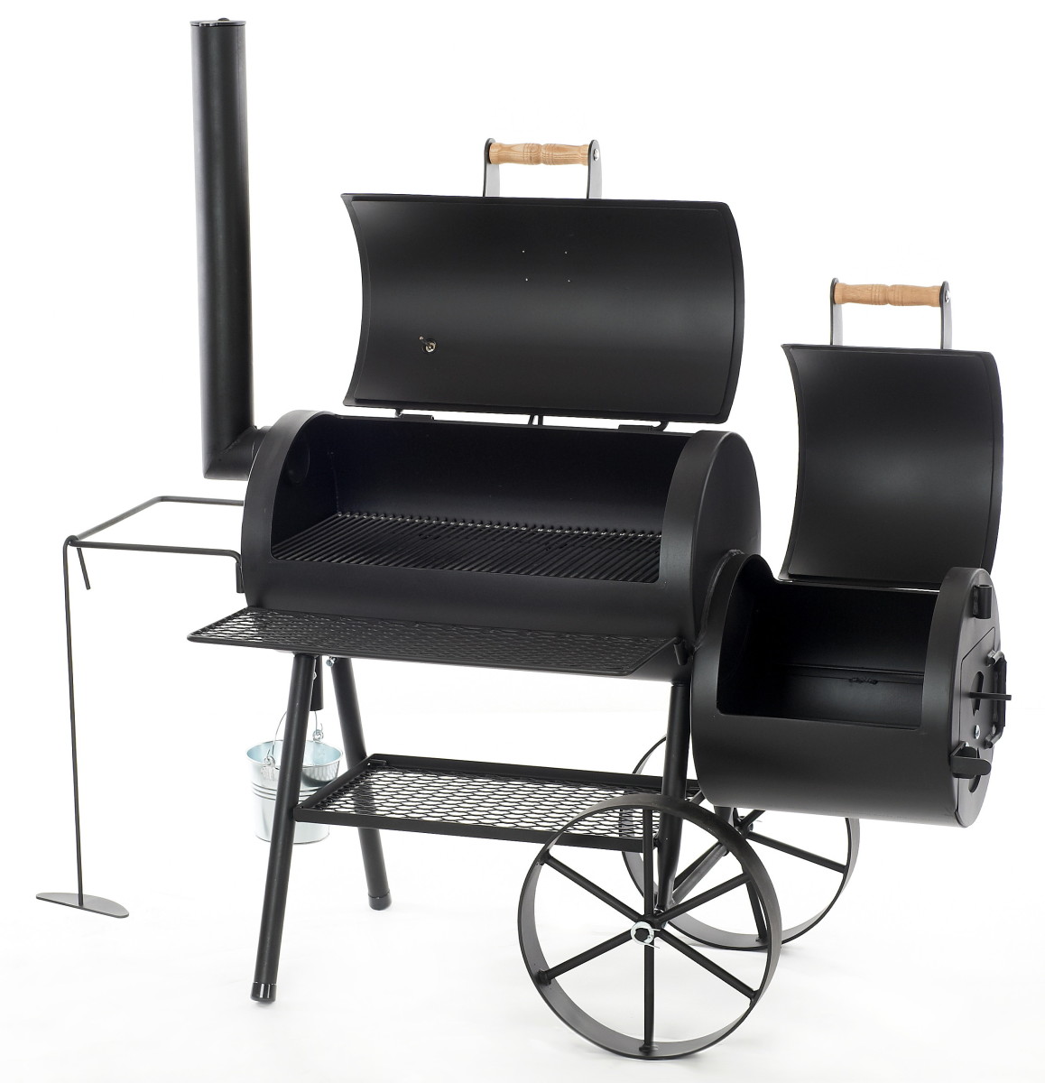 BBQ Stahl Smoker 16 Zoll Wild West Edition 2024