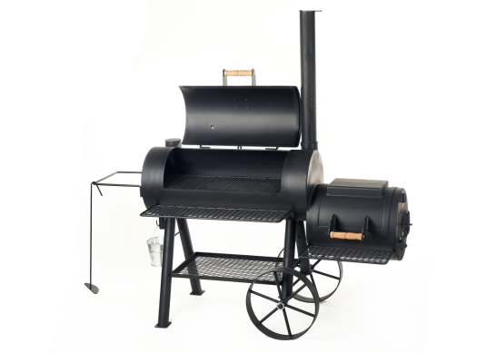 BBQ Stahl Smoker 20 Zoll Reverse Flow Edition 2024 JS-33956