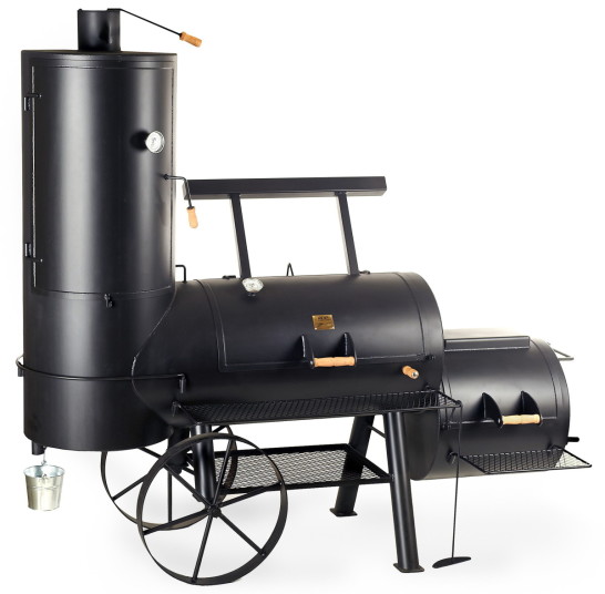 BBQ Stahl Smoker 24 Zoll Chuckwagon Catering Edition 2024 JS-33824