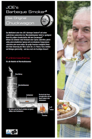 Joes BBQ Smoker 24 Zoll Chuckwagon Catering guenstig kaufen | GS-24