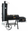 BBQ Stahl Smoker 16 Zoll Chuckwagon mit Räucherkammer Edition 2024