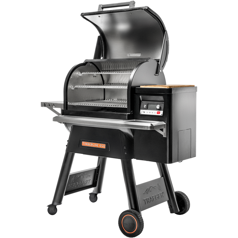 Traeger Starter-SET Timberline 850 D2 Edition 2023 inkl. Abdeckhaube & 9kg Pellets