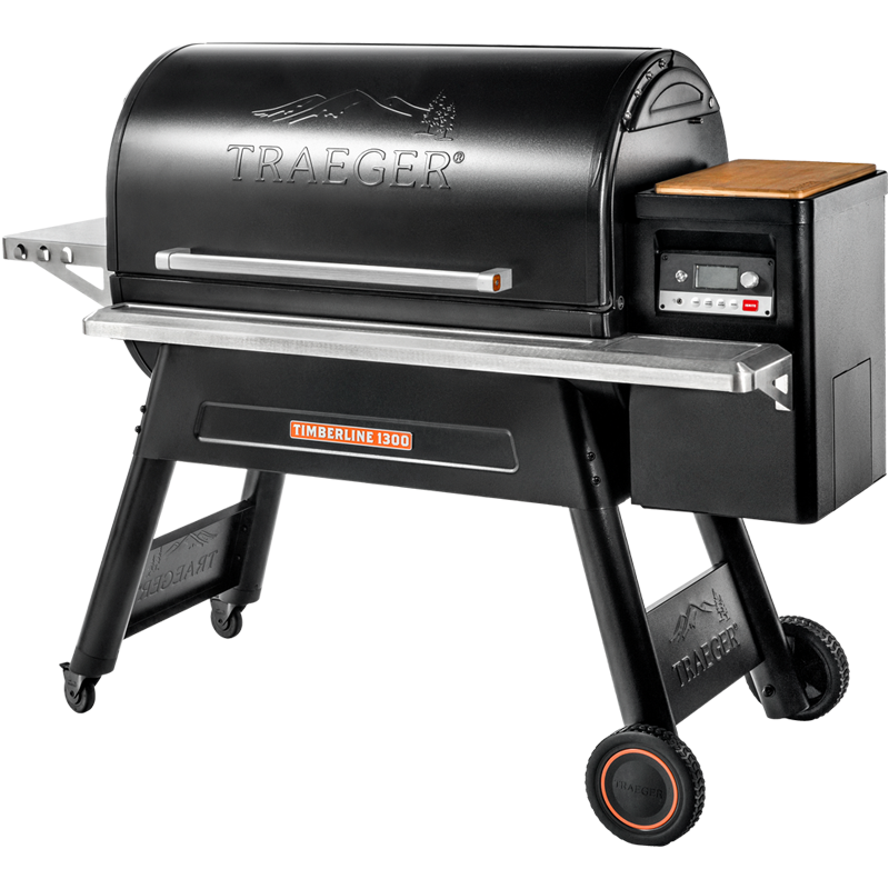 Traeger Starter-SET Timberline 1300 D2 Edition 2023 inkl. Abdeckhaube & 9kg Pellets 