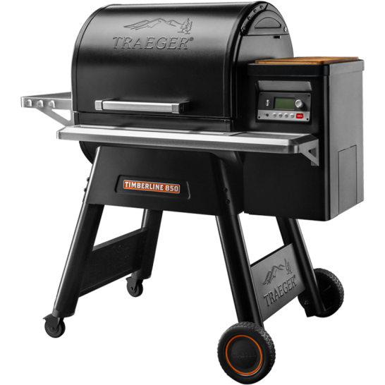 Traeger Smart-SET  Pelletgrill Timberline 850 inkl. Abdeckhaube & Meater Plus 50m TFB85WLEC