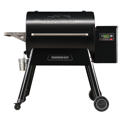 Traeger Pelletgrill Ironwood 885 inkl. Abdeckhaube & Pellets TFB89BLFC