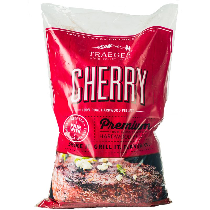 Traeger Hartholz Pellets Kirsche 9 kg Beutel FSC Traeger Hartholz Pellets Kirsche 9 kg Beutel FSC