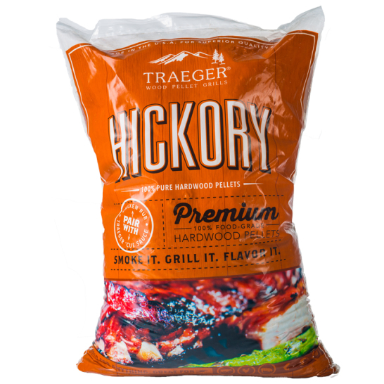 Traeger Hartholz Pellets Hickory, 9 kg Beutel  PEL345