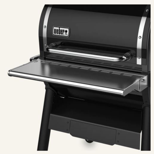 Ausklappbare Front Edelstahl-Ablage für SmokeFire EX4 Ausklappbare Front Edelstahl-Ablage für SmokeFire EX4