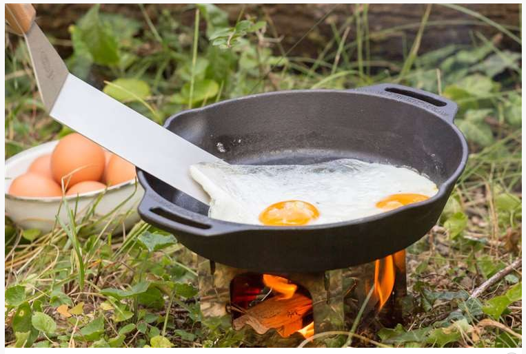 Feuerpfanne fp25h Ø 25 cm mit zwei Henkeln 