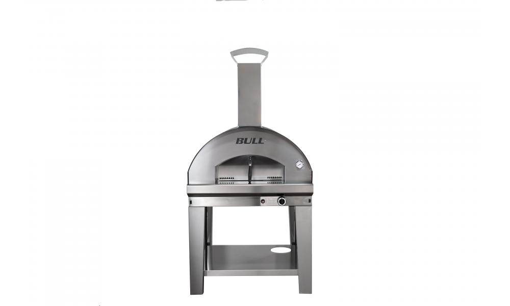 BULL Edelstahl Gas Pizzaofen L mit Gestell BULL Edelstahl Gas Pizzaofen L mit Gestell