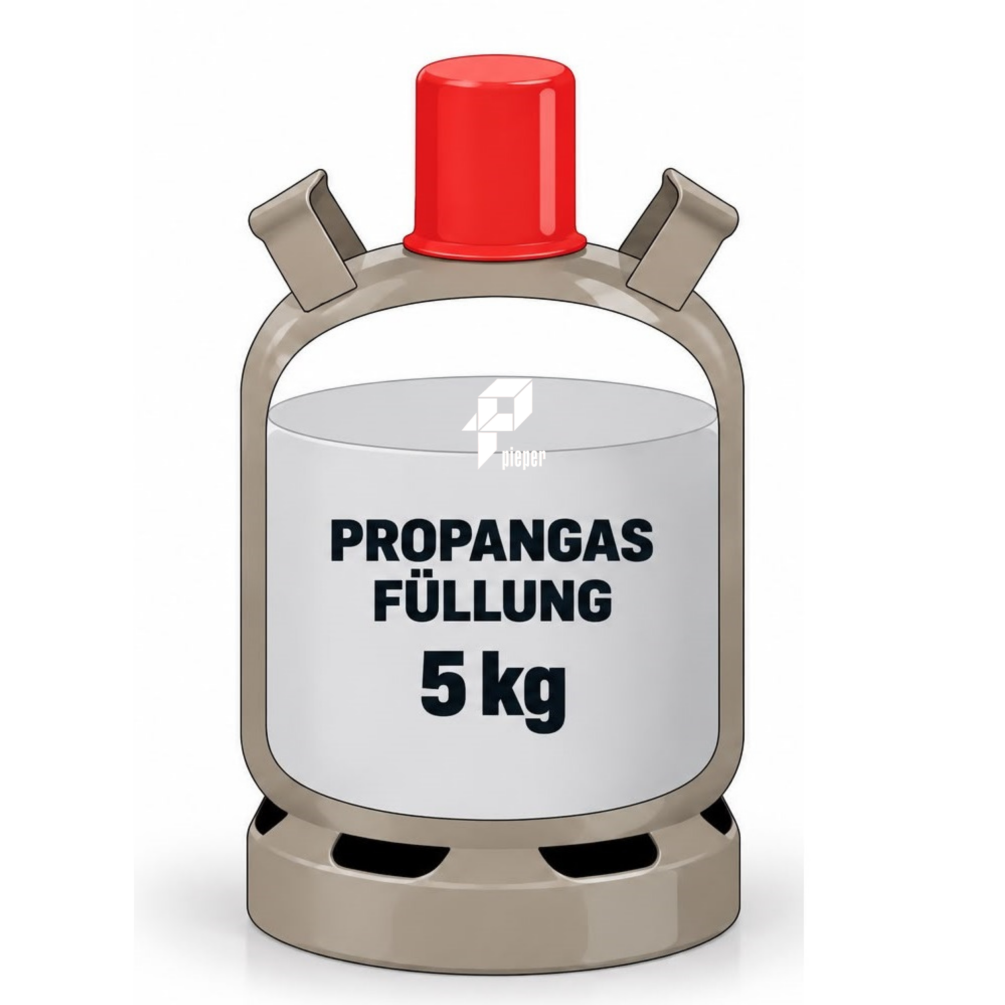 Pieper Propangas 5 kg Gasflaschenfüllung ( Nur Abholung) 5KG Füllung/ 39581