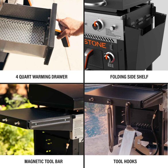 Blackstone Plancha Griddle Plus 71cm mit Airfryer Combo
