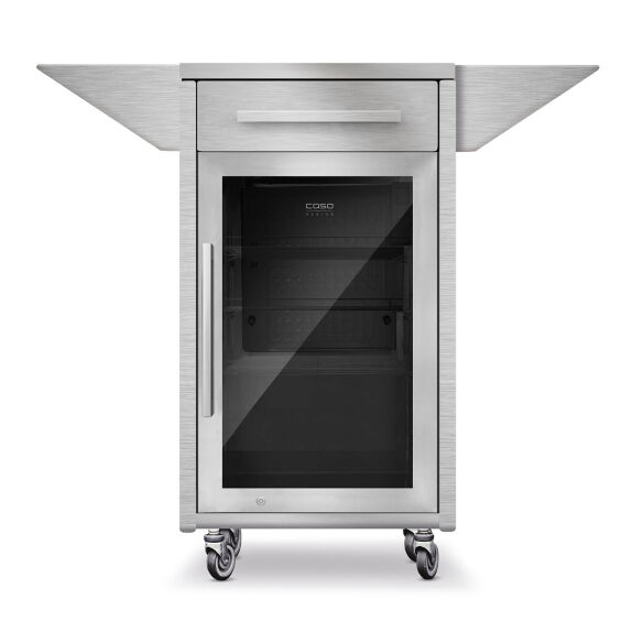 Caso Counter & Cool - R BBQ Kühlschrank mit Edelstahl Rollwagen Caso Counter & Cool - R BBQ Kühlschrank mit Edelstahl Rollwagen