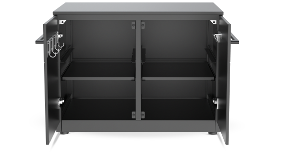 Cozze Element Outdoorküche Schrank mit Türen, 110 cm inkl. Tischplatte (HPL)