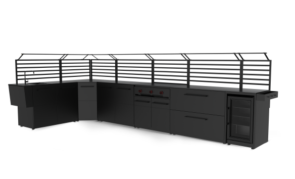 Cozze Element LED-Lichtträgergestell 110 cm (ohne LED Lichtstreifen)