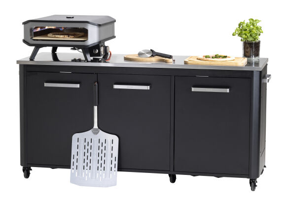 Cozze Gas Pizzaofen 17 mit Thermometer inkl. Schlauch & Regler