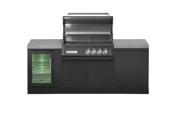Grandpro 215 Outdoor Küchen mit Crossray C4 Black Infrarot