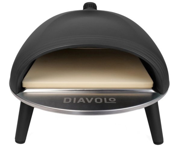 Delivita Diavolo Gas Pizzaofen Starter-Set 50mbar Black