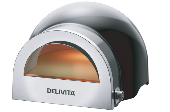 Delivita Flow Dual-Fuel Pizzaofen Very Black 50mbar