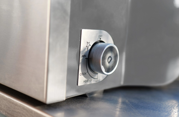 Delivita Flow Dual-Fuel Pizzaofen Hale Grey 50mbar
