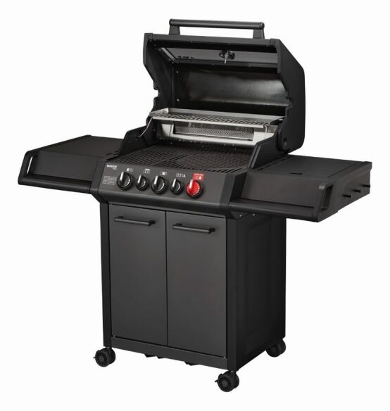 Ender Gasgrill Monroe Pro 4 SIK Turbo Shadow Mod.2023 inkl. Abfallbehälter XL