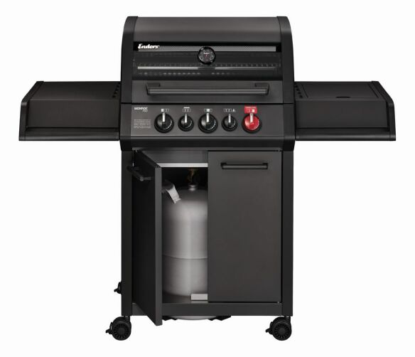 Ender Gasgrill Monroe Pro 4 SIK Turbo Shadow Mod.2023 inkl. Abfallbehälter XL