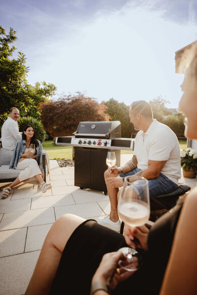 Enders Gasgrill Uniq 3 IK Cruster inkl. Grillschale Edelstahl 2er Set