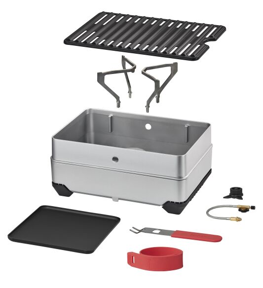 Enders Pace Gasgrill & Kocher 2 in 1 inkl. Gaskartusche