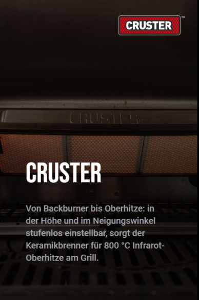 Enders Gasgrill Uniq Pro 3 IK Kitchen Cruster/-Oven inkl. Grillbesteck